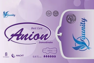 AUNITY ANION velký set NOČNÍ 128 ks anionové (aniontové)